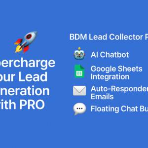 BDM Lead Collector PRO Plugin